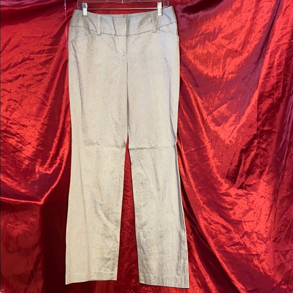 Express White & Gray Design Dress Pants